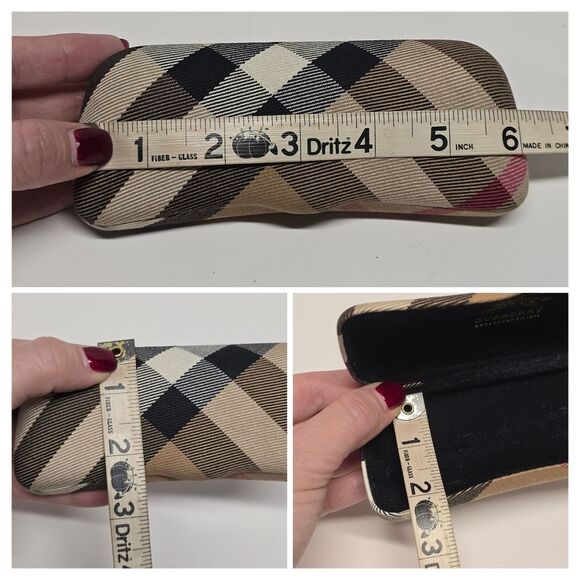 BURBERRY Nova Check Plaid Sunglasses Eyeglasses Case Only main image 7